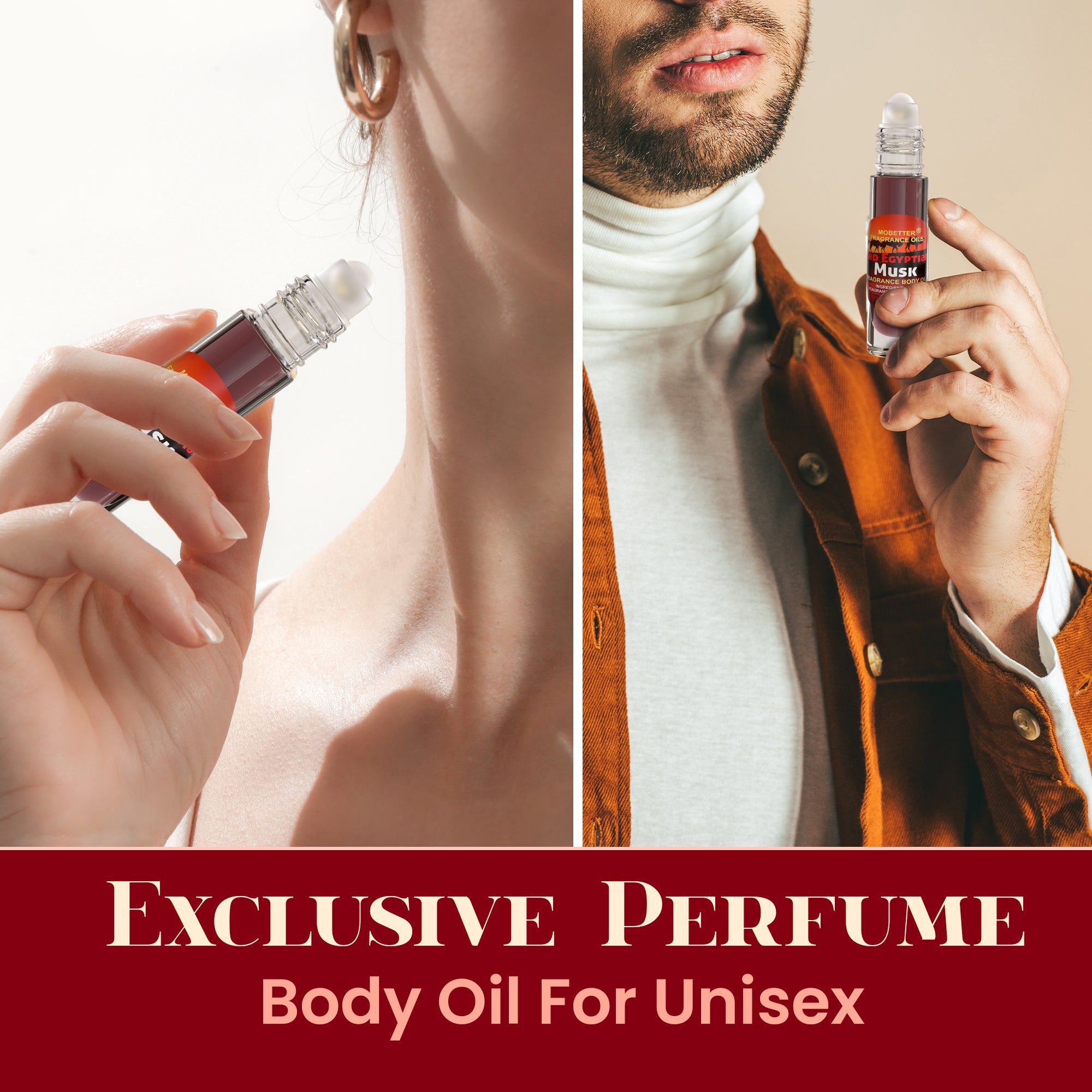 Image of Red Egyptian Musk Perfume Body Oil