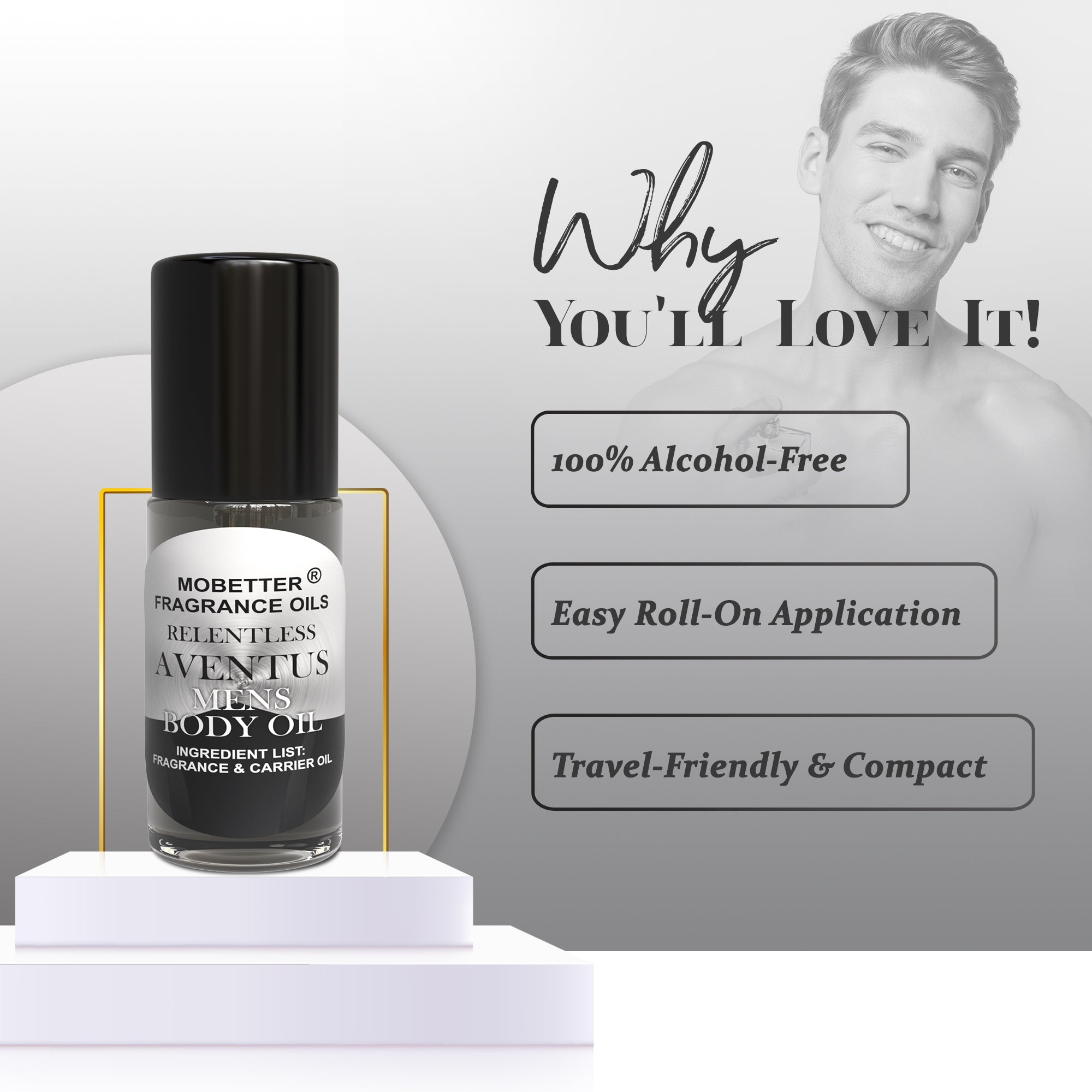 Image of Relentless Aventus 1 Oz Perfume Body Oil