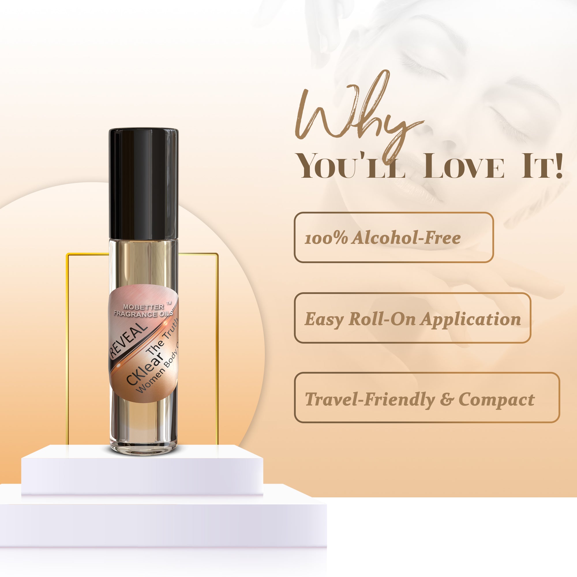 Image of Reveal The Truth CKlear Perfume Body Oil