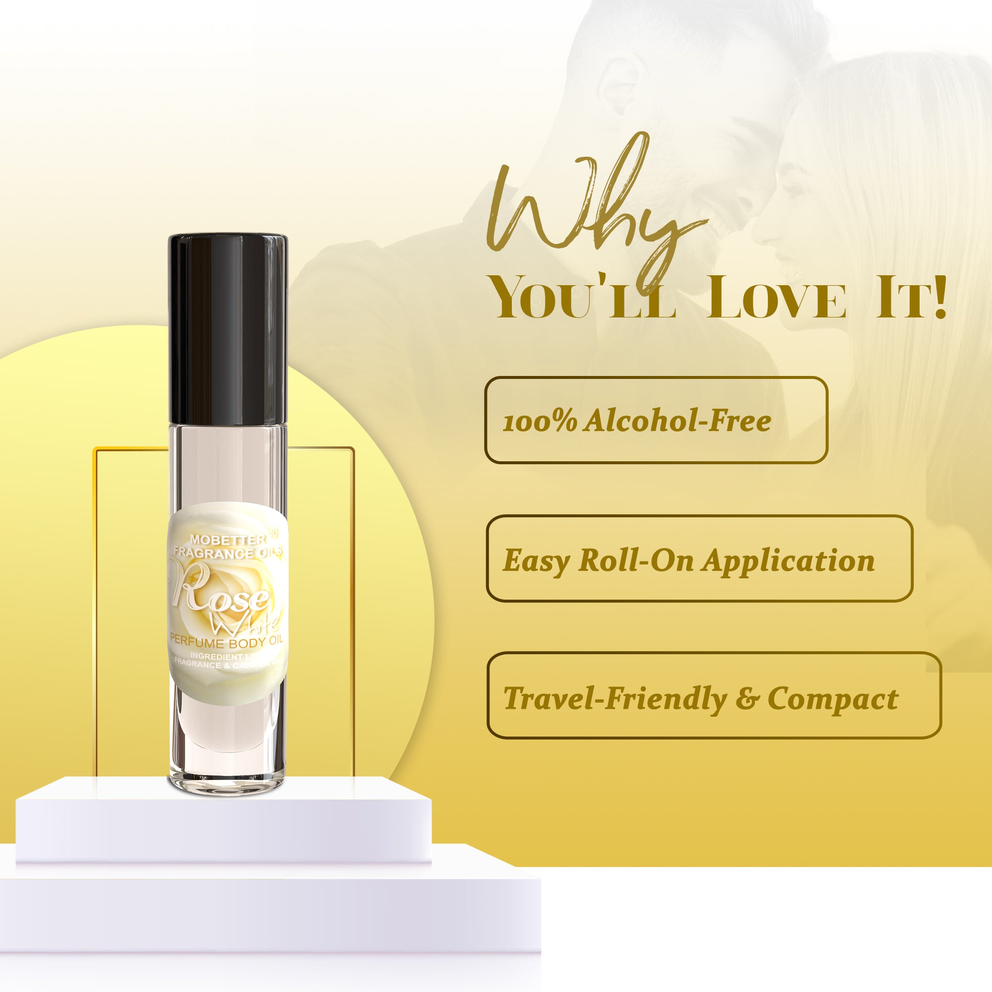 Image of Rose White Perfume Body Oil