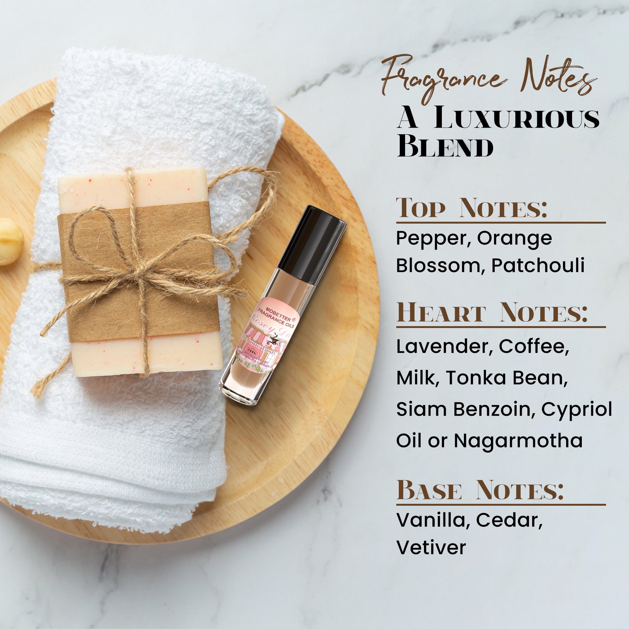 Image of Rosey Day Cafe Perfume Body Oil
