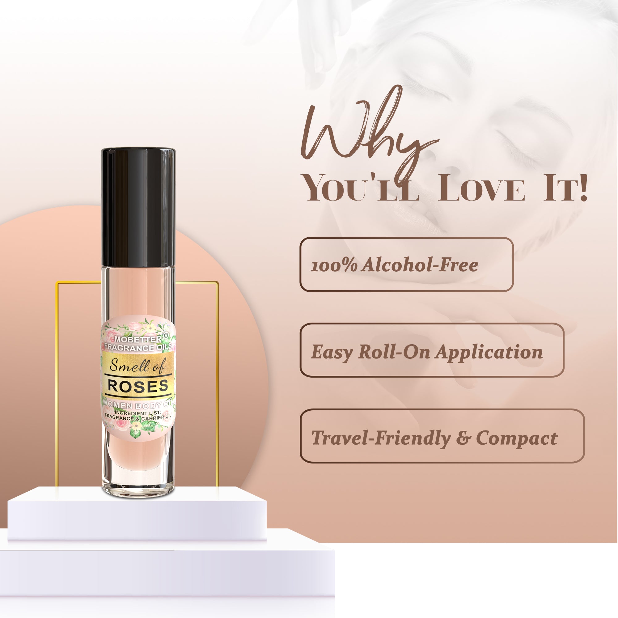 Image of Smell of Roses Perfume Body Oil