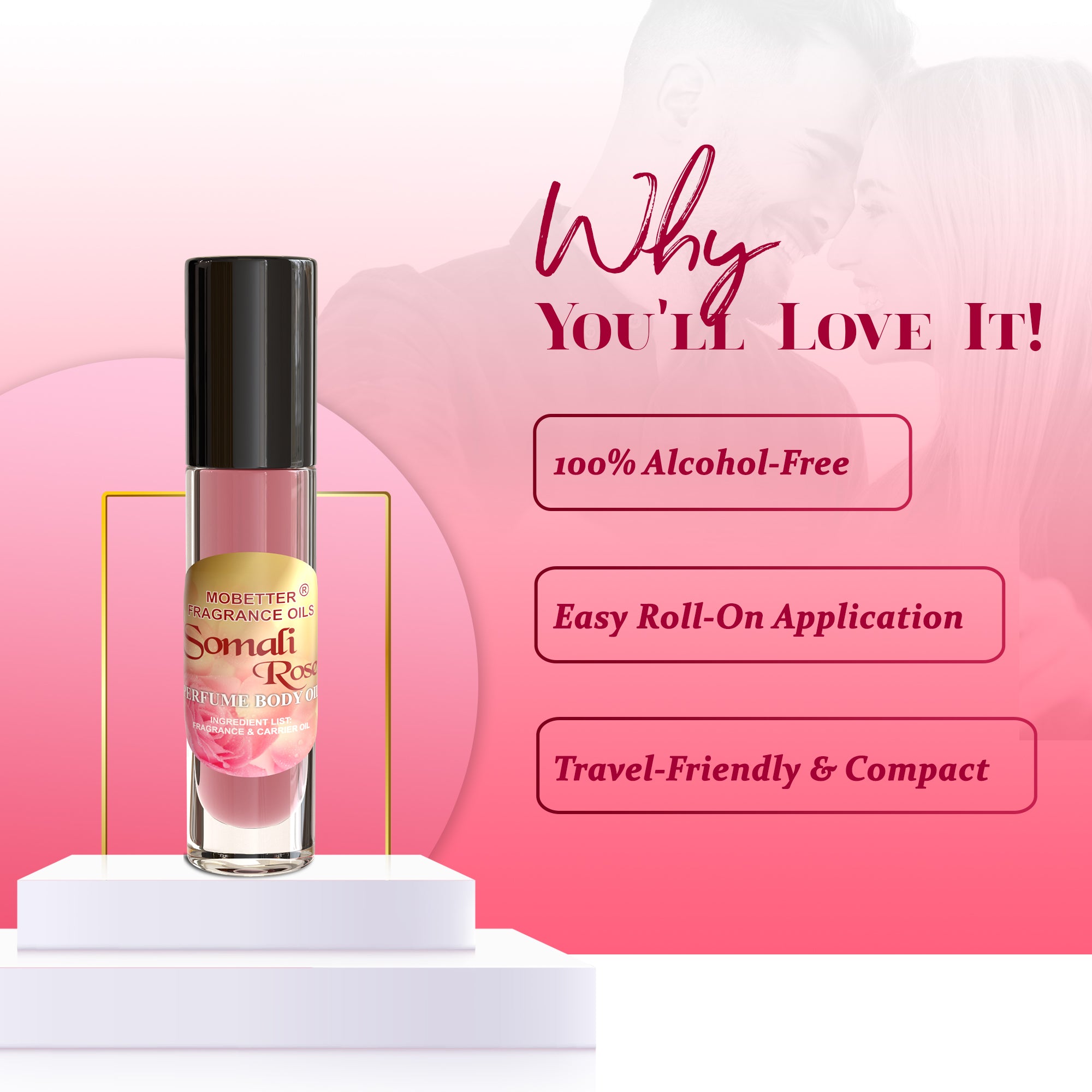 Image of Somali Rose Perfume Body Oil