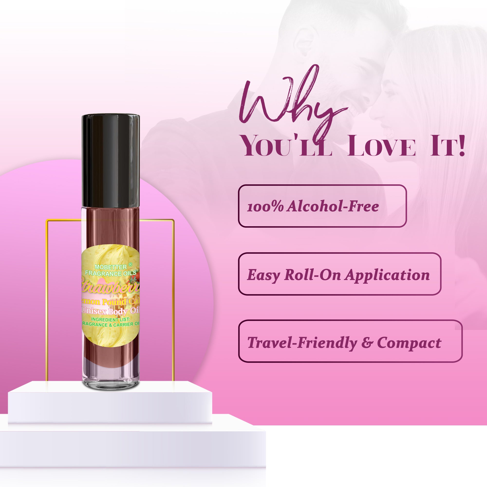 Image of Strawberry Lemon Pound Cake Perfume Body Oil