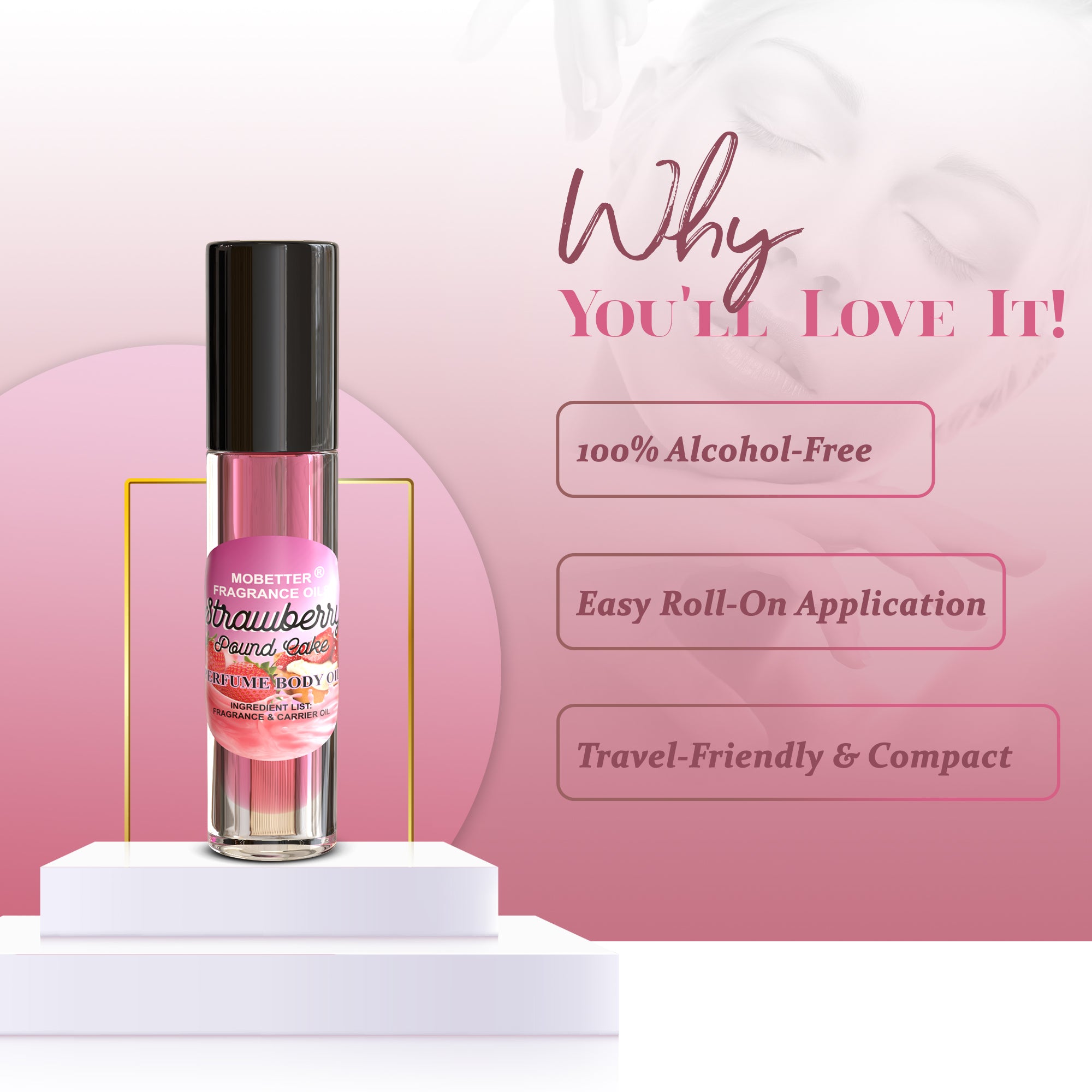 Image of Strawberry Pound Cake Perfume Body Oil