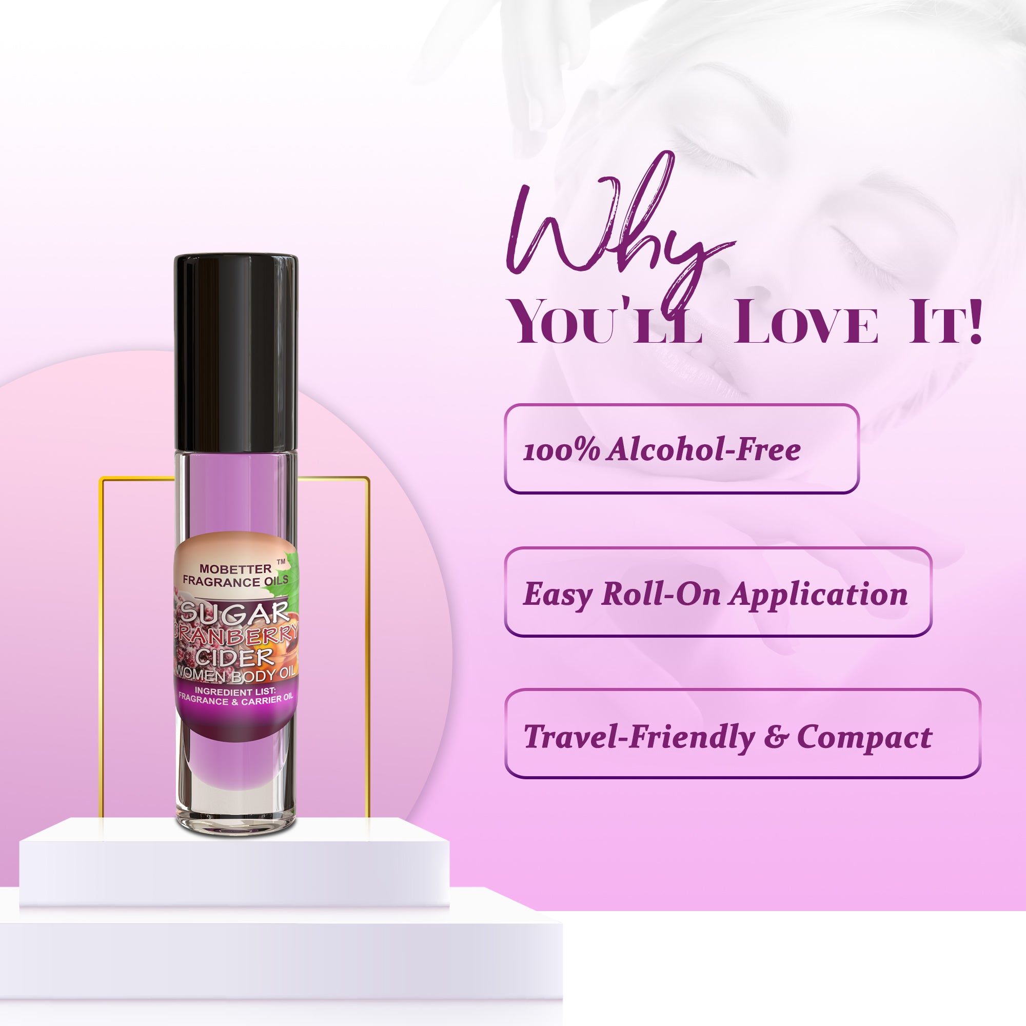 Image of Sugar Cranberry Cider Perfume Body Oil