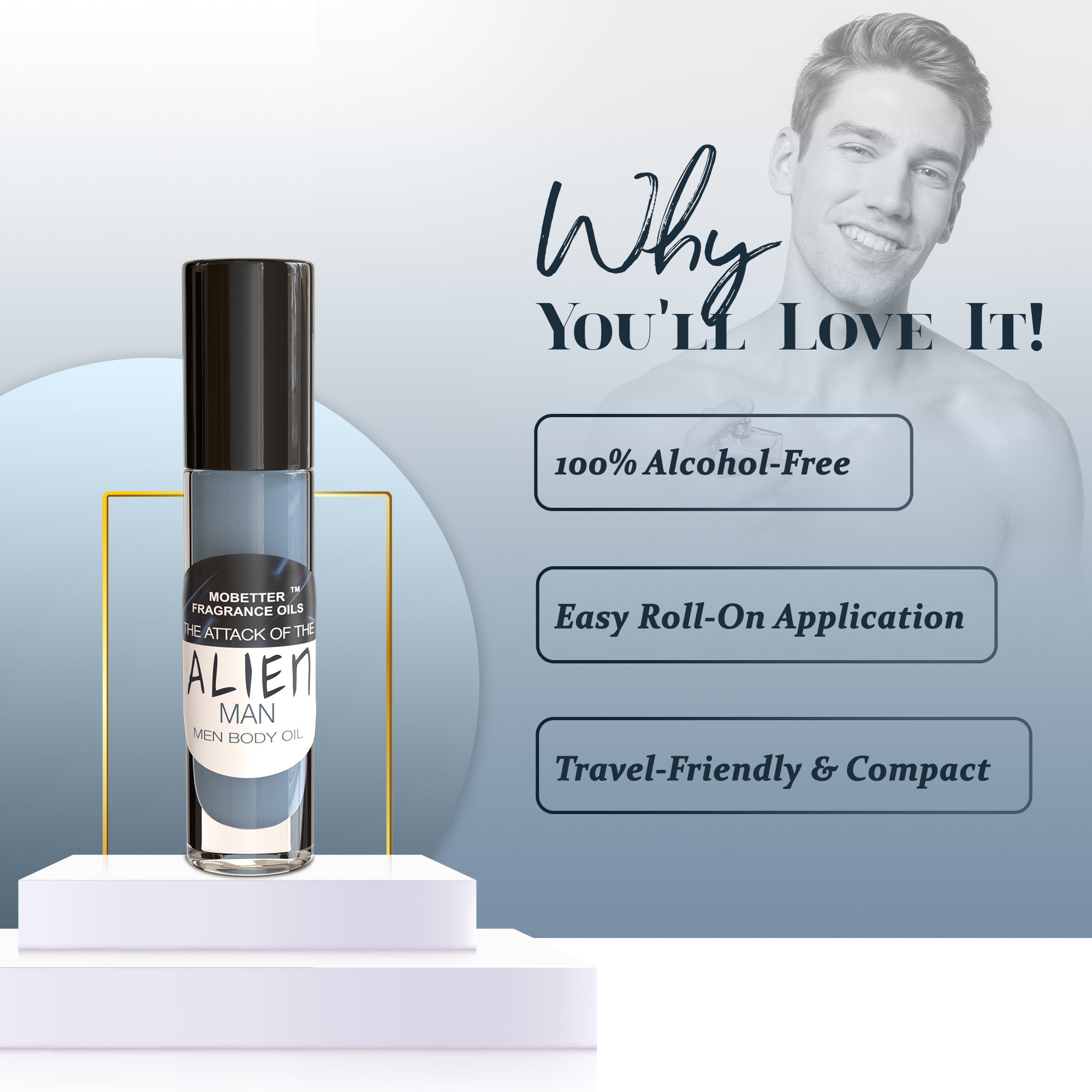 Image of The Attack of The Alien Men Perfume Body Oil