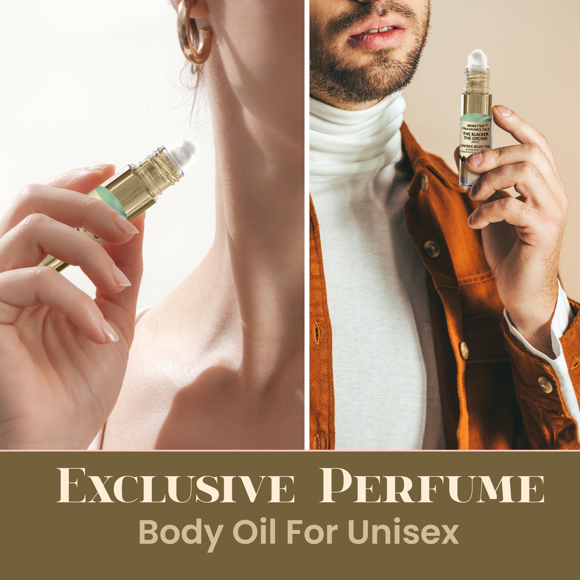 Image of The Blacker The Orchid Apple Perfume Body Oil