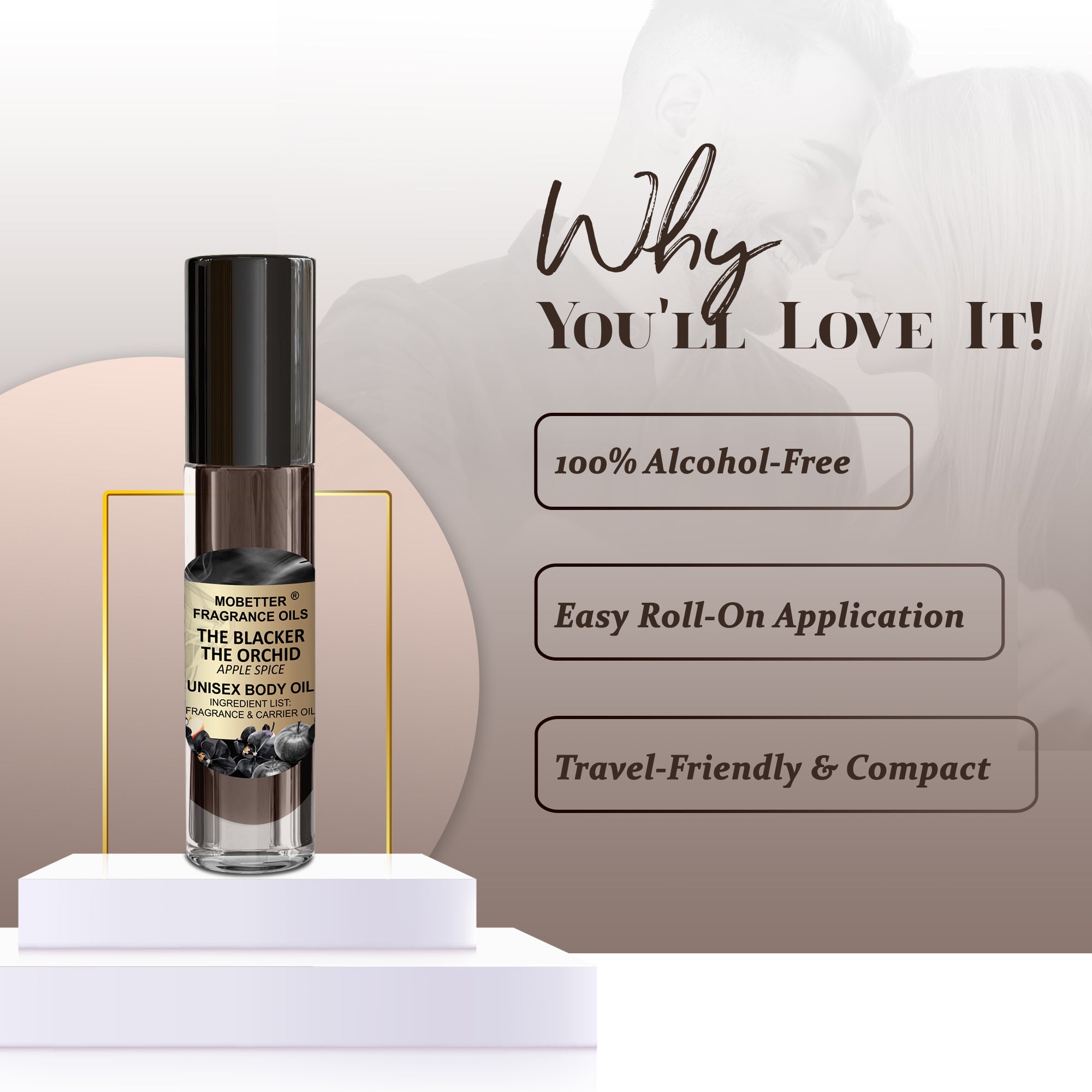 Image of The Blacker The Orchid Apple Spice Perfume Body Oil
