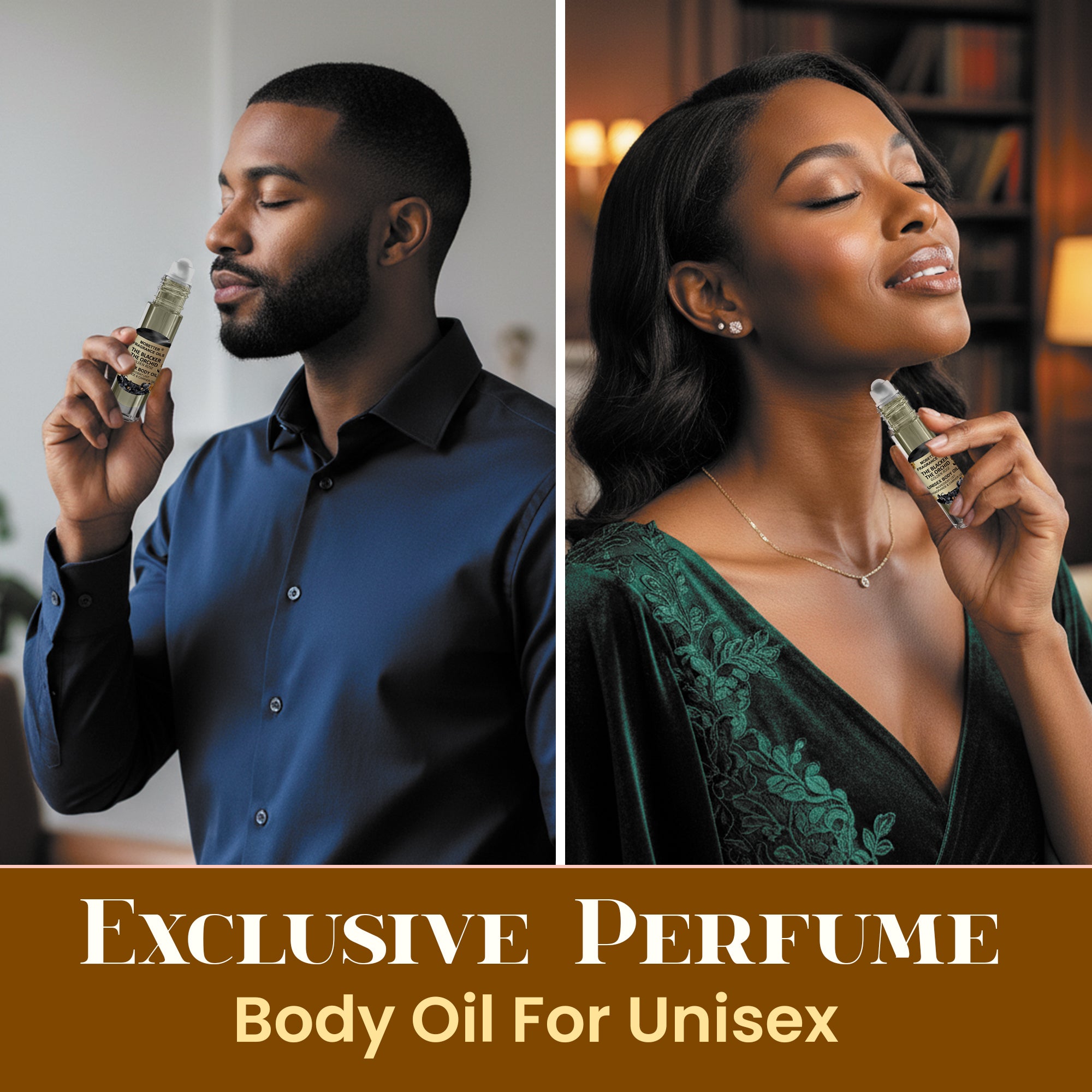 Image of The Blacker The Orchid Golden Rose Perfume Body Oil