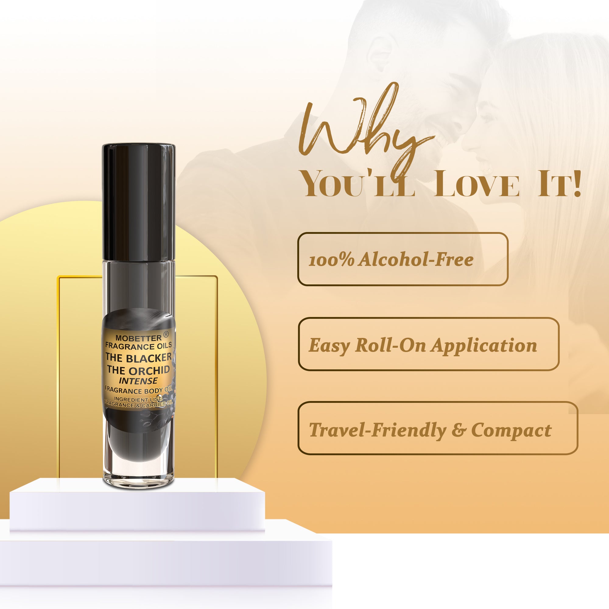 Image of The Blacker The Orchid Intense Perfume Body Oil