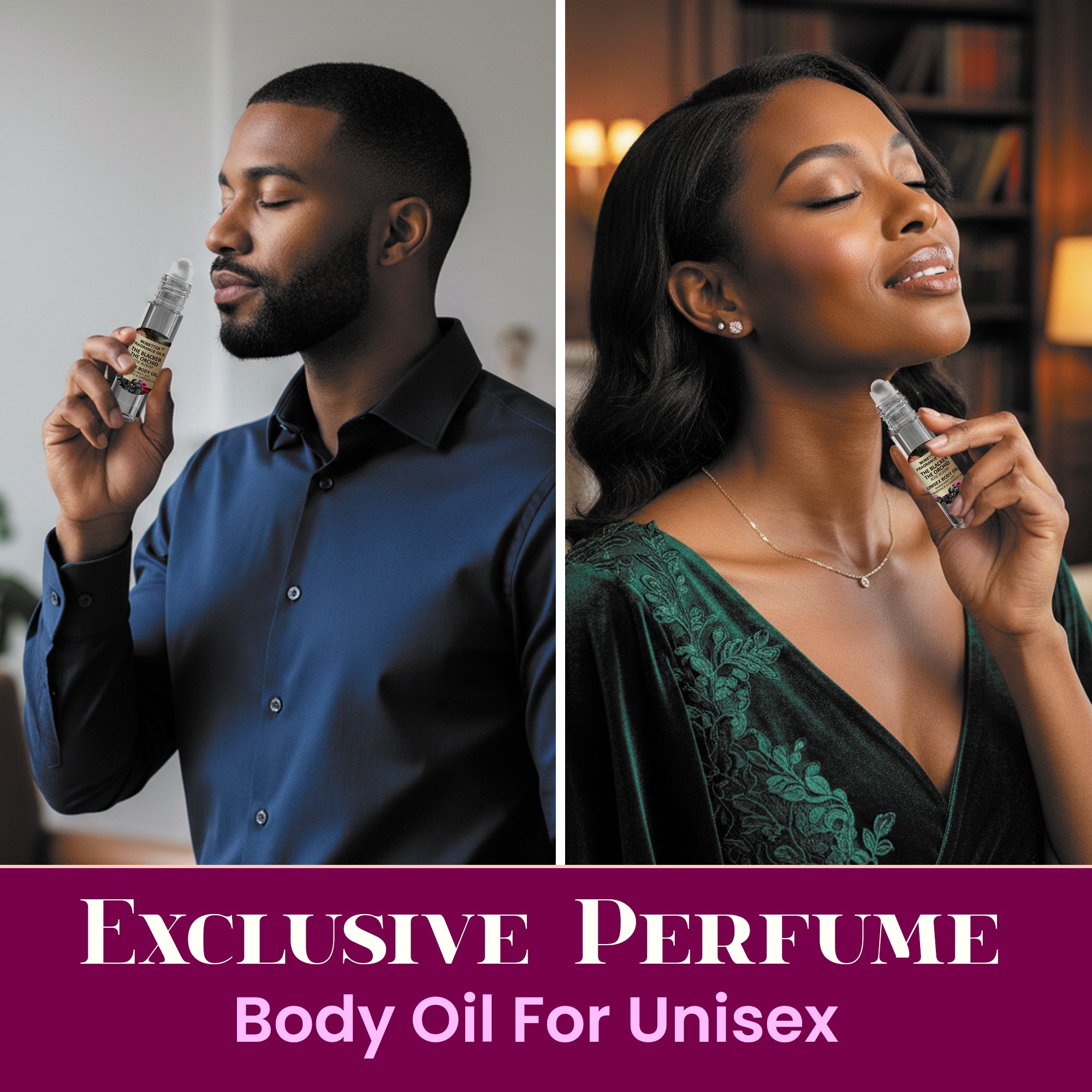 Image of The Blacker The Orchid Rose Bloom Perfume Body Oil