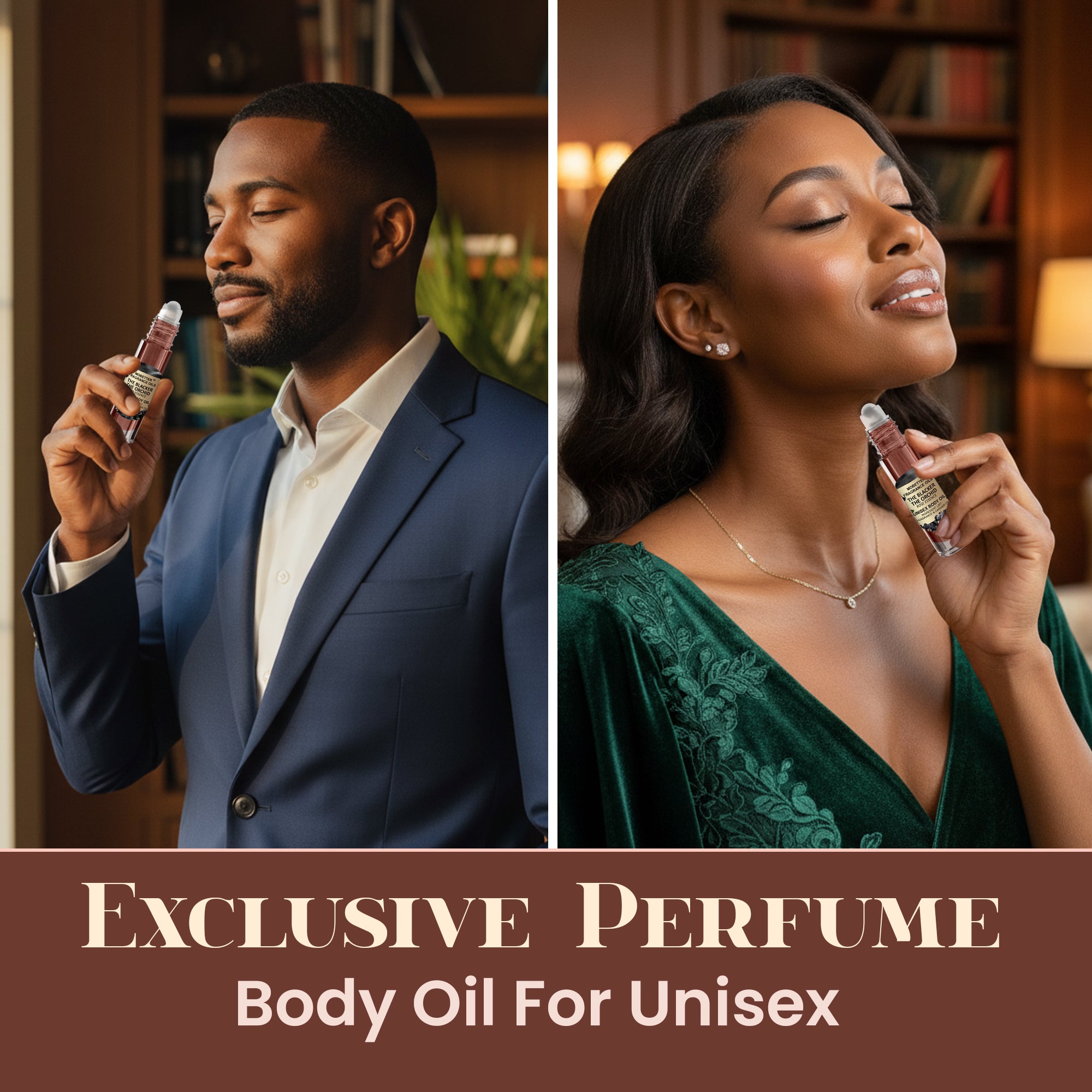 Image of The Blacker The Orchid Rose Essence Perfume Body Oil