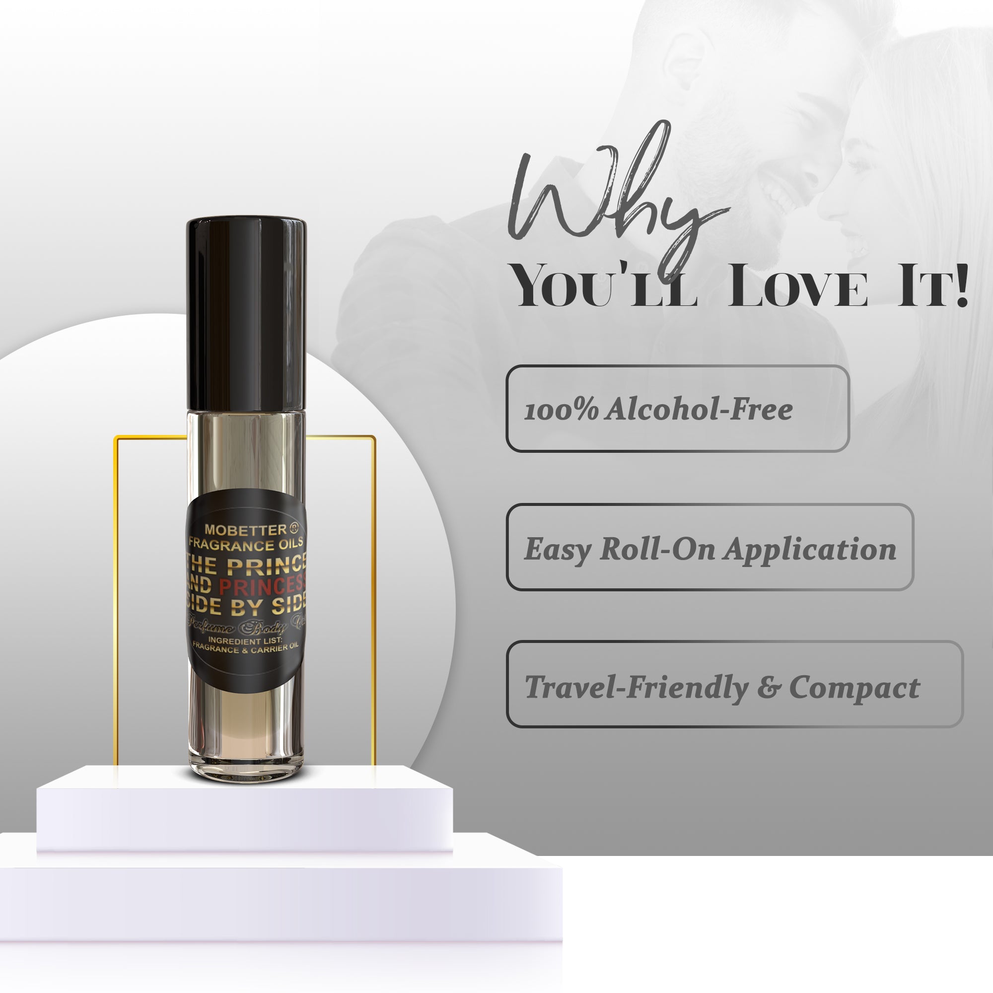 Image of The Prince and Princess Side By Side Perfume Body Oil