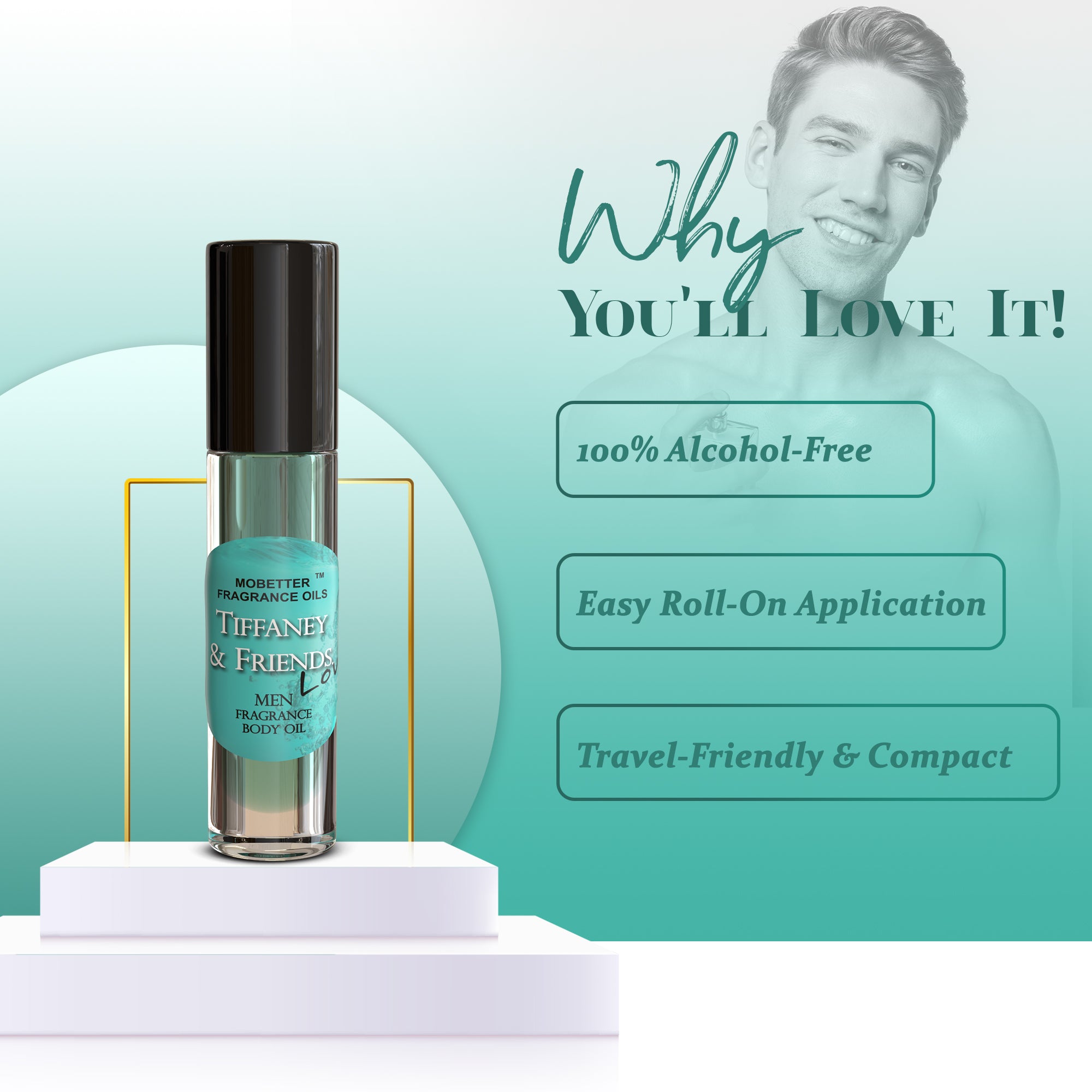 Image of Tiffaney & Friends Love Men Perfume Body Oil