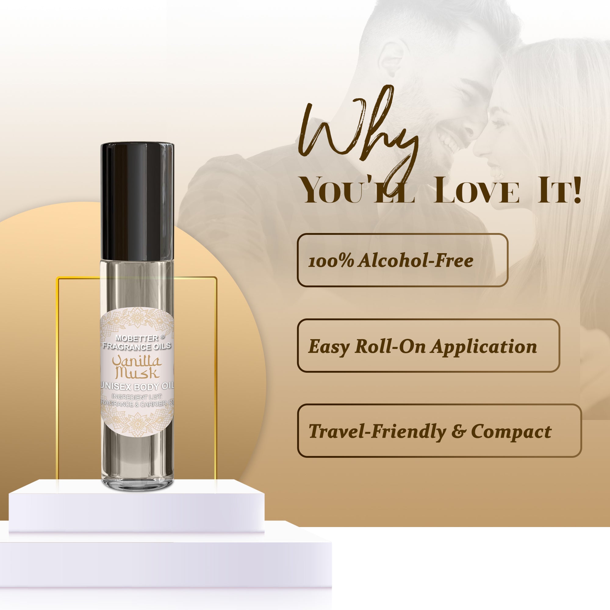 Image of Vanilla Musk Perfume Body Oil