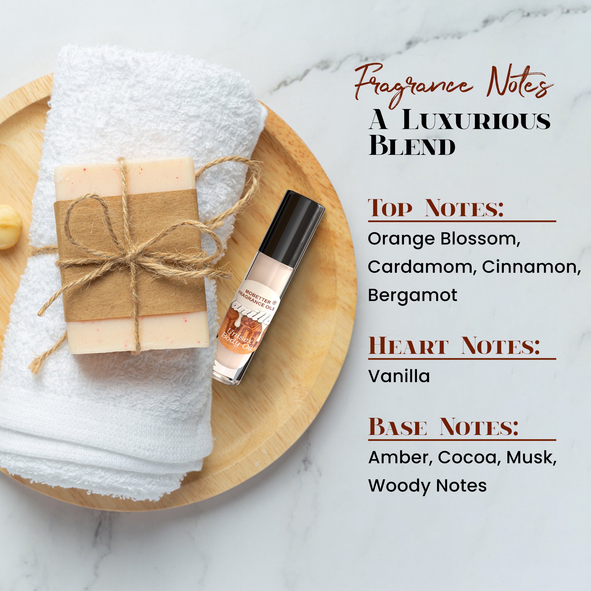 Image of Vanilla & Wood Perfume Body Oil