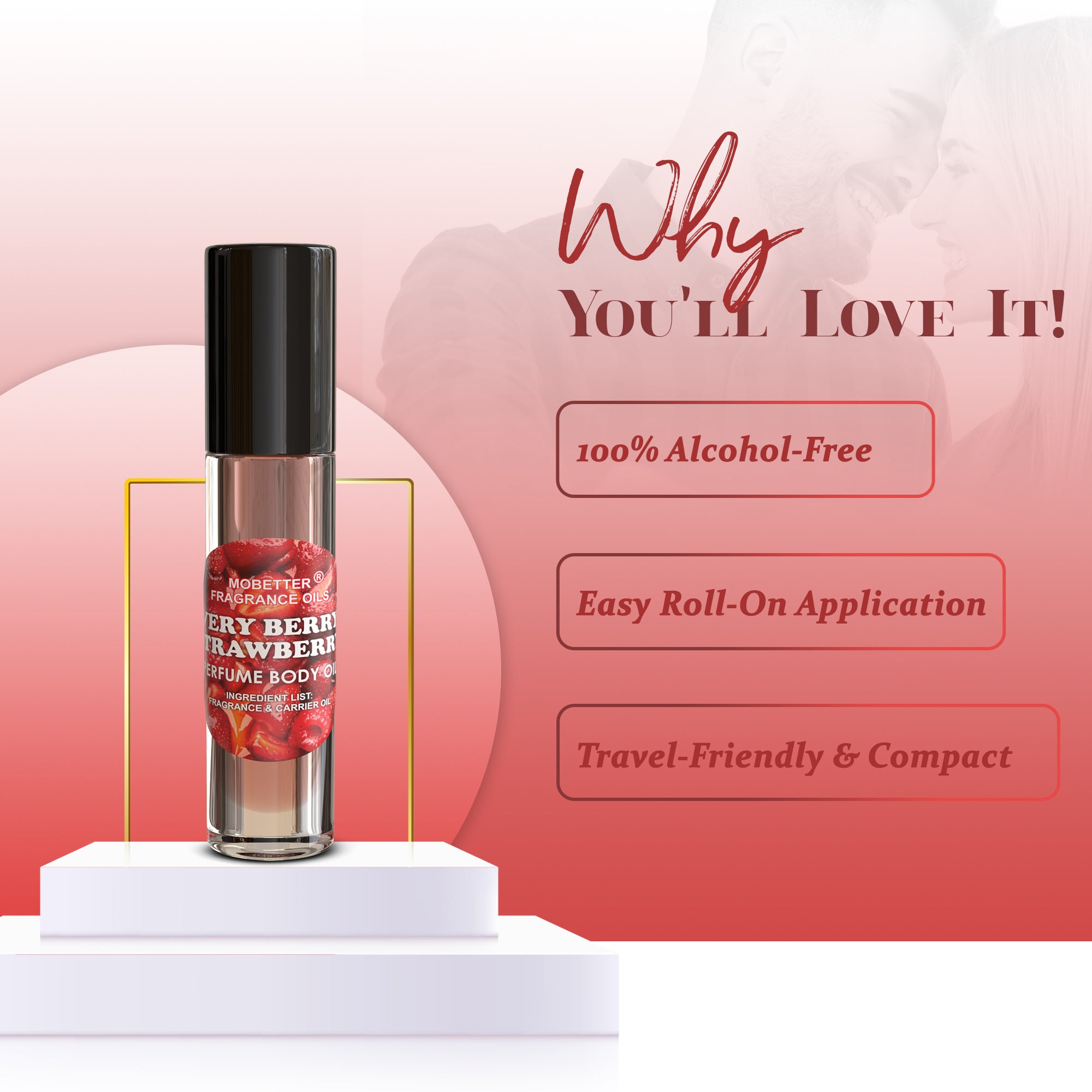 Image of Very Berry Strawberry Perfume Body Oil