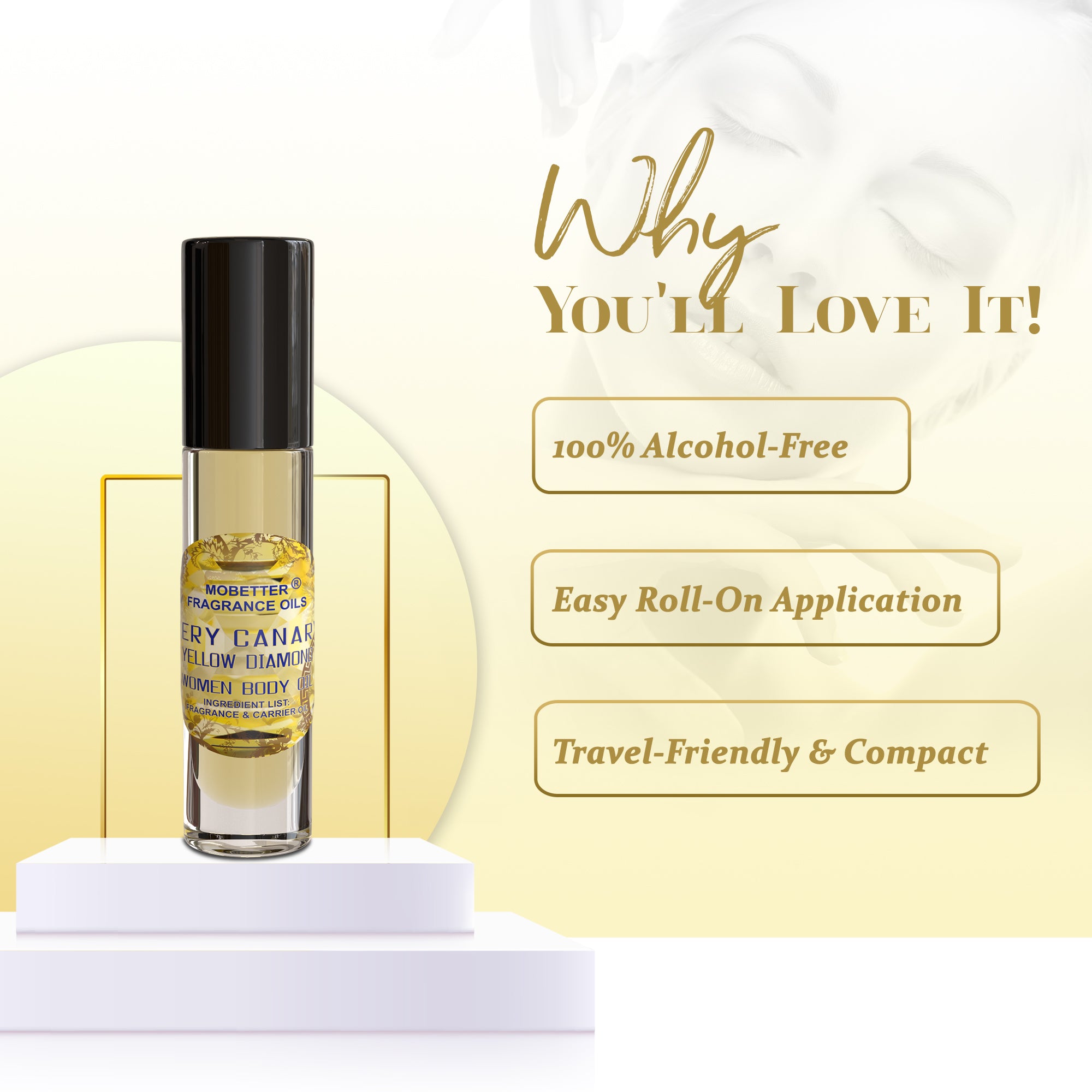 Image of Very Canary Yellow Diamond Perfume Body Oil