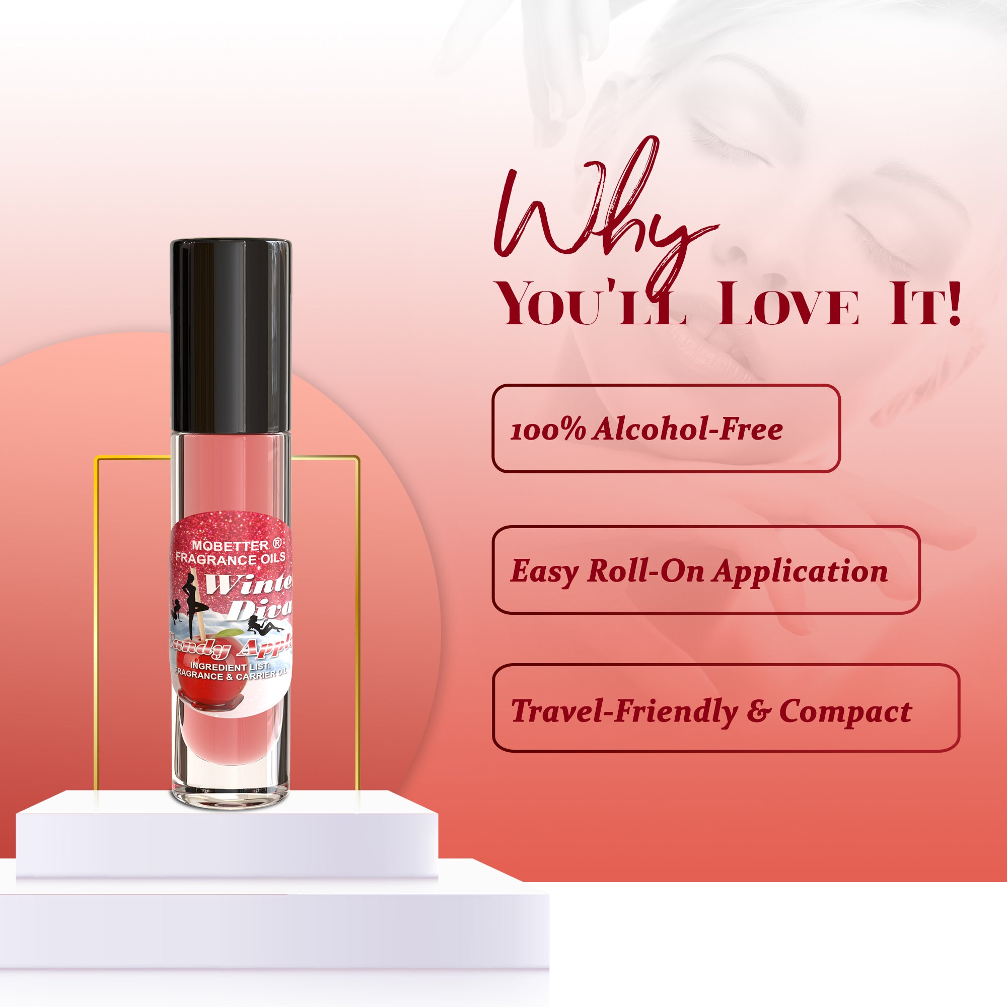 Image of Winter Diva Candy Apple Perfume Body Oil