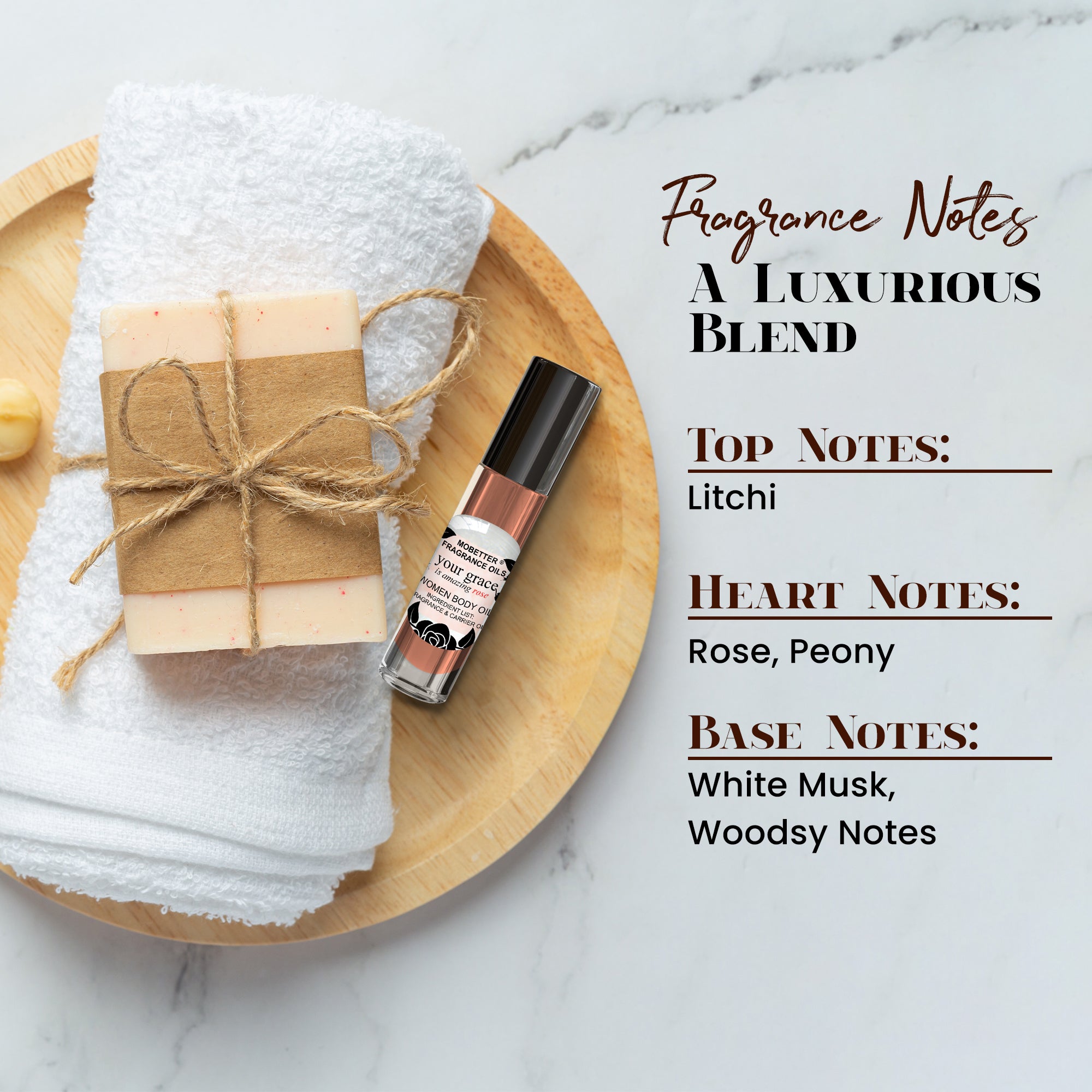Image of Your Grace is Amazing Rose Perfume Body Oil