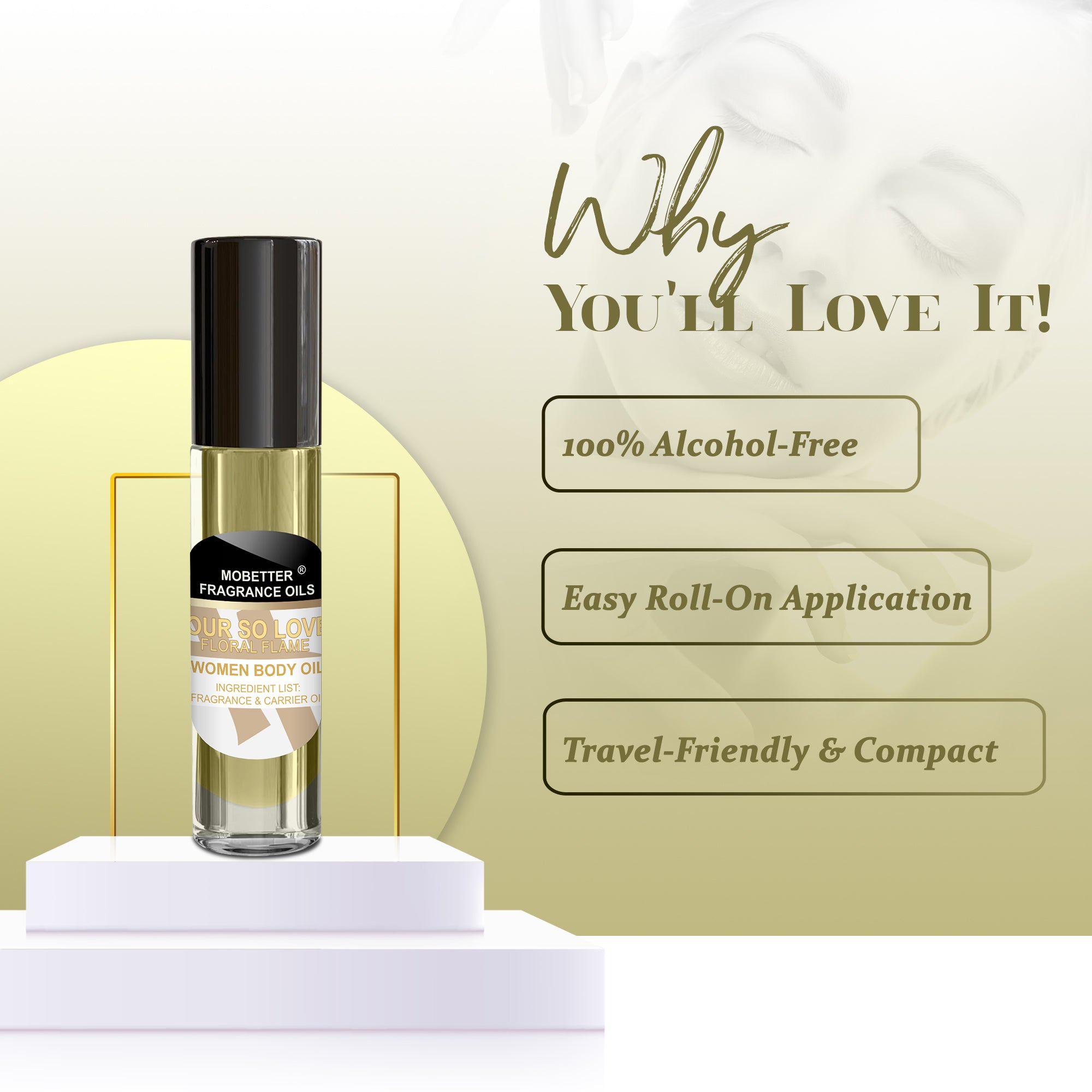Image of Your So Loved Floral Flame Perfume Body Oil